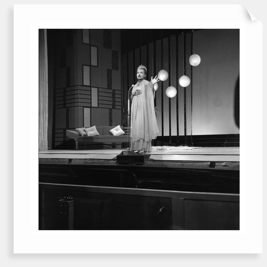 Eartha Kitt at the Prince of Wales Theatre by Harry Hammond