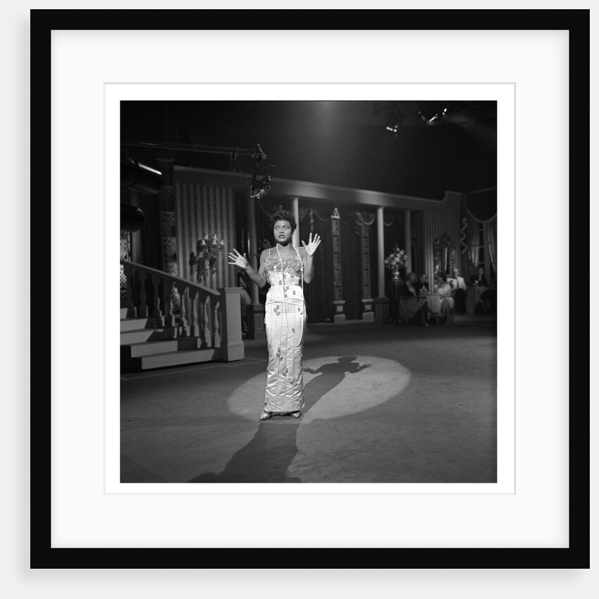 Eartha Kitt performing on TV by Harry Hammond