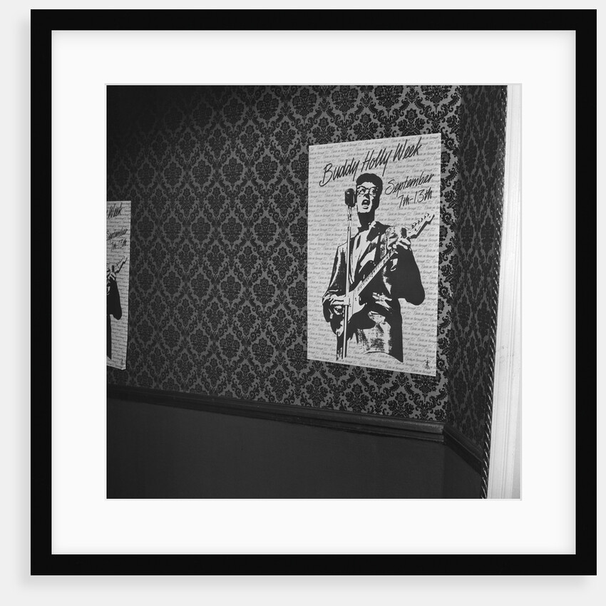 Buddy Holly Week poster by Harry Hammond