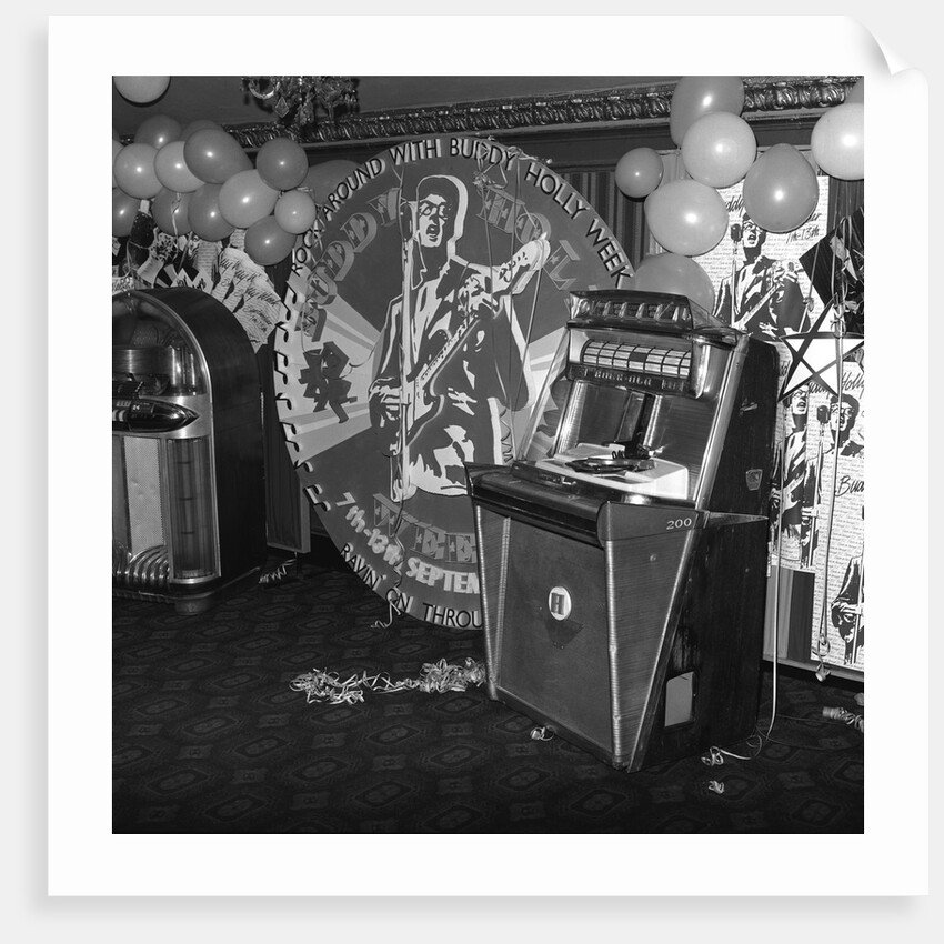 Buddy Holly Week poster. England, 1982 by Harry Hammond