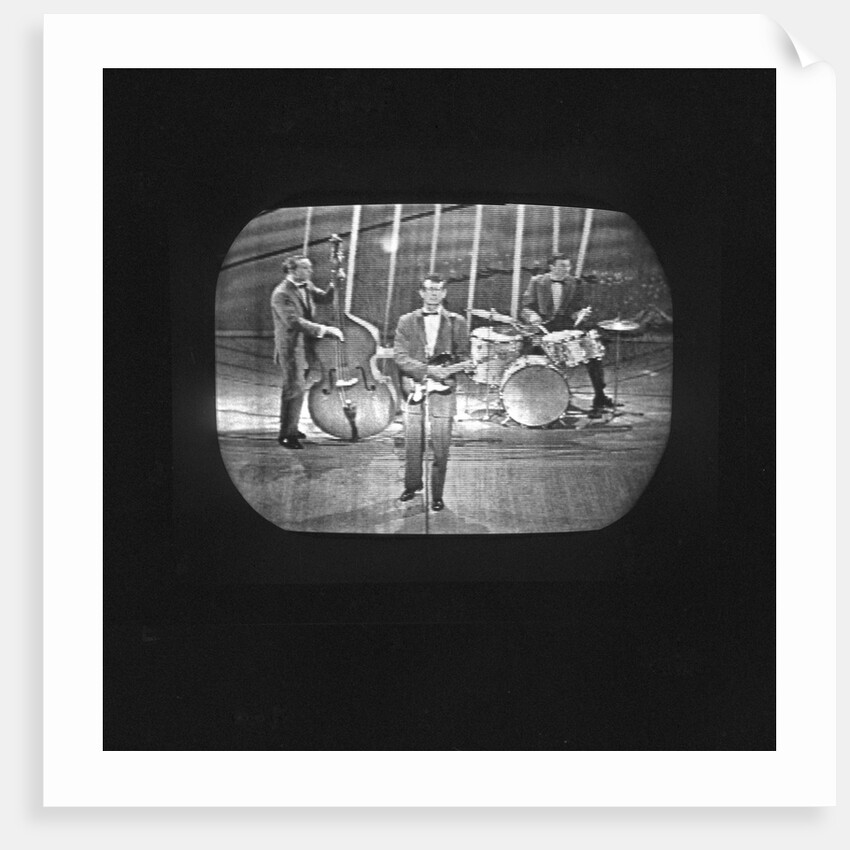 Buddy Holly on the Sunday Night at the Palladium TV show by Harry Hammond