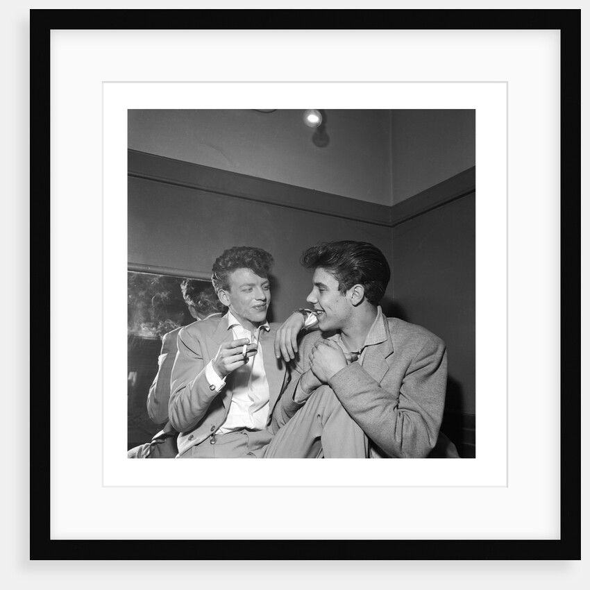 Colin Hicks and Marty Wilde by Harry Hammond