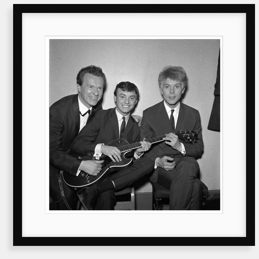 Gerry and The Pacemakers with Bert Weedon and Joe Brown at Wembley by Harry Hammond