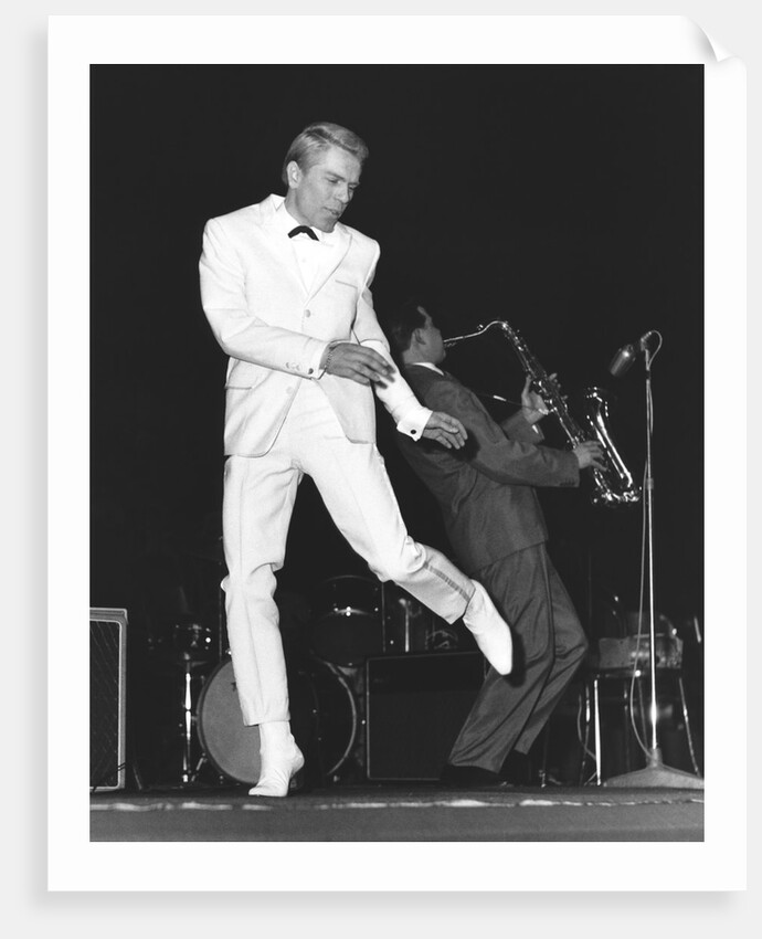 Adam Faith, at Poll Winners Concert, Wembley. England, 1960 by Harry Hammond