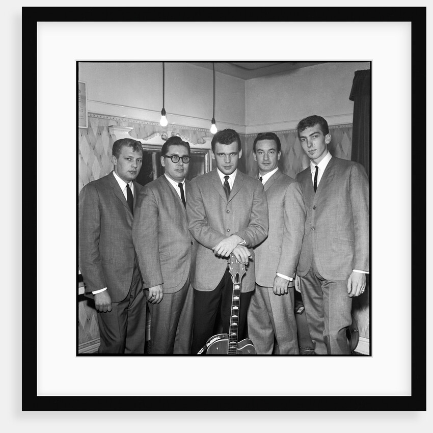 Duane Eddy with his backing group by Harry Hammond