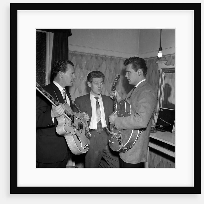 Duane Eddy with Keith Goodwin and Bert Weedon by Harry Hammond