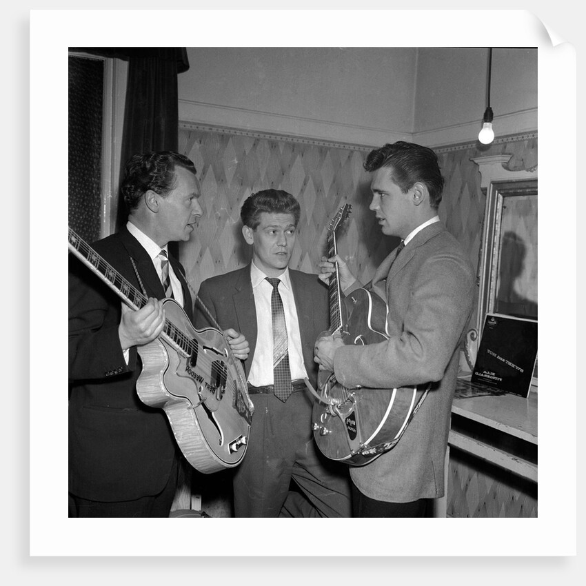 Duane Eddy with Keith Goodwin and Bert Weedon by Harry Hammond