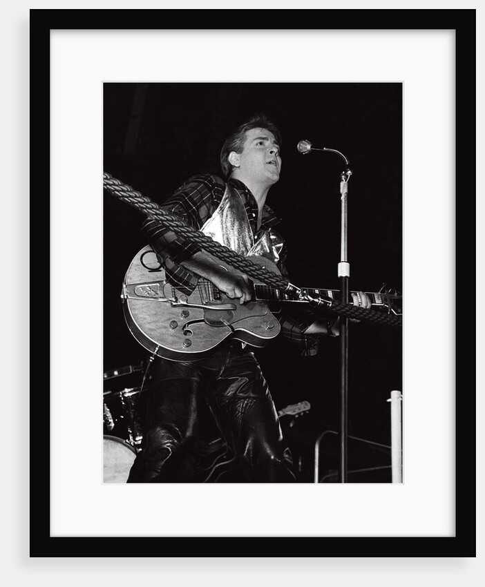Eddie Cochran with Brian Bennett on drums by Harry Hammond
