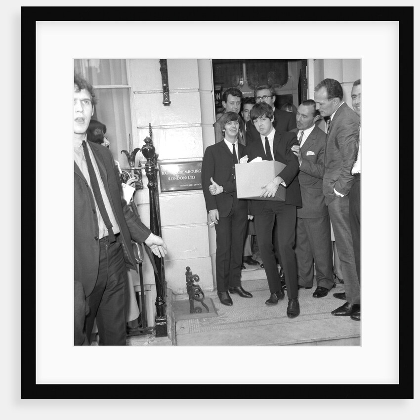 The Beatles leaving Radio Luxembourg by Harry Hammond