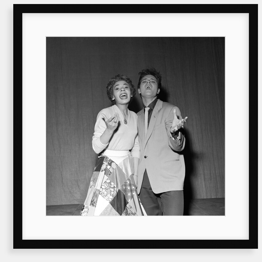 Cliff Richard and Shirley Bassey by Harry Hammond