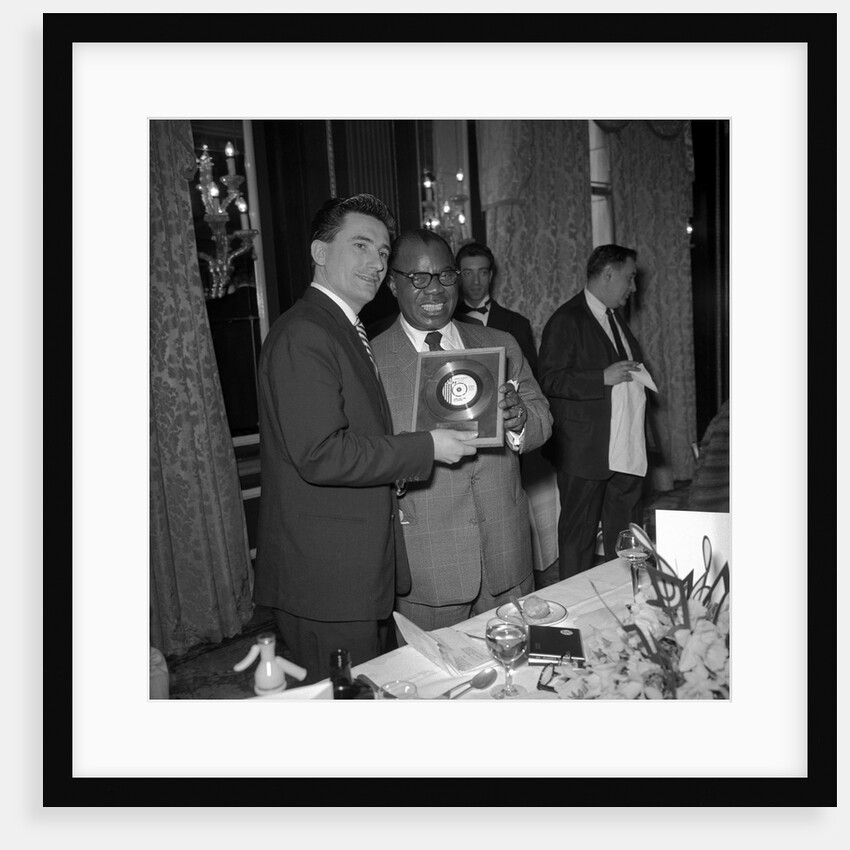 Louis Armstrong and Kenny Ball by Harry Hammond