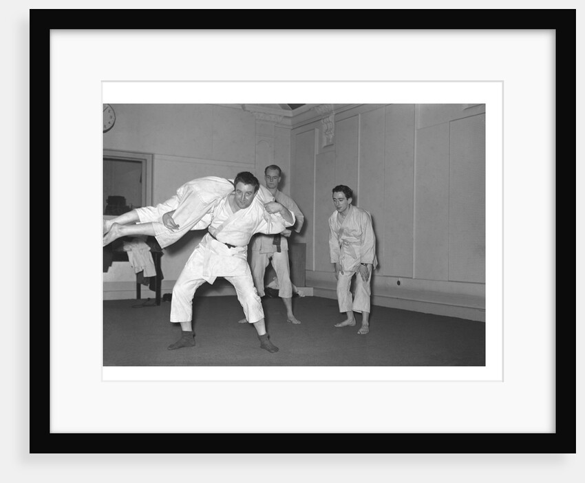 Peter Sellers having Judo lessons by Harry Hammond