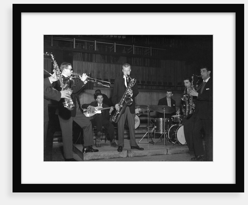 Gerry Mulligan with American musicians by Harry Hammond