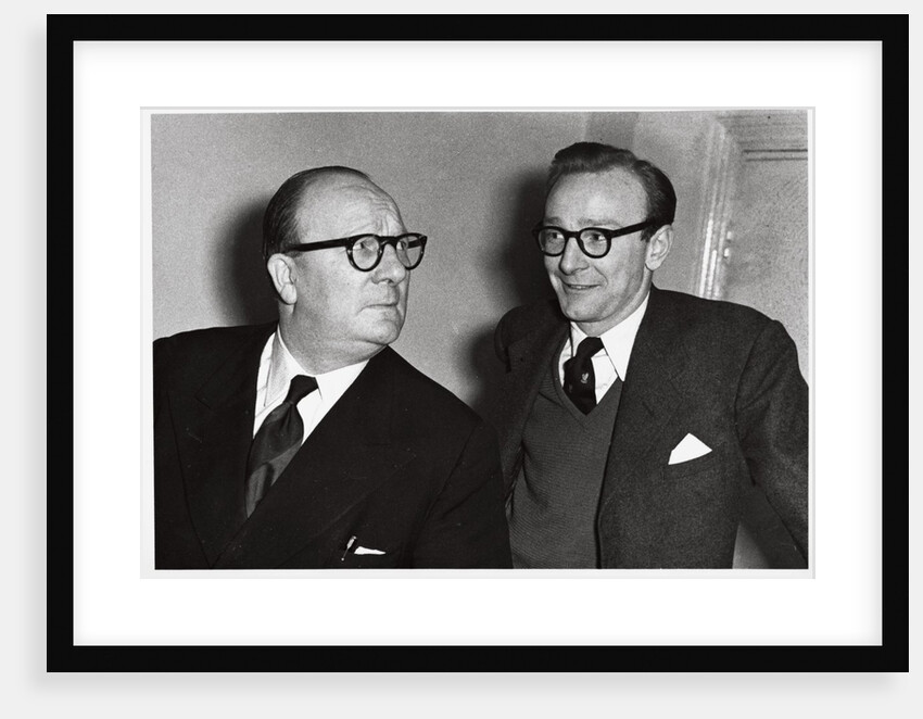 Billy Cotton with his son Bill Cotton Jr by Harry Hammond