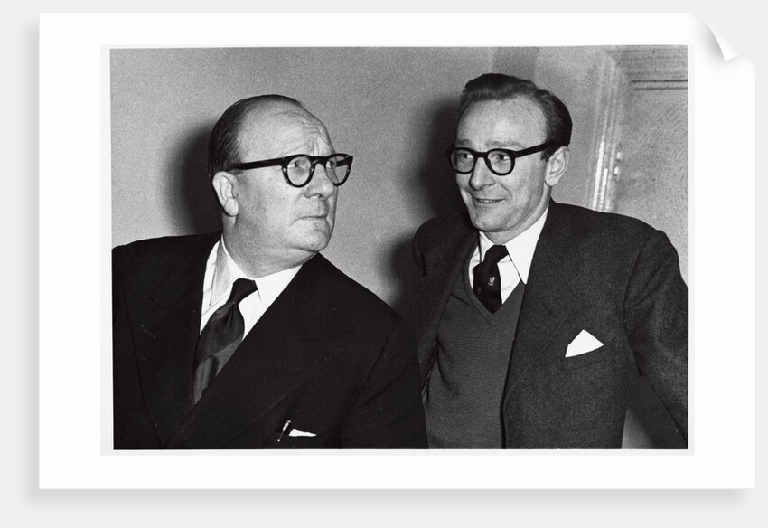 Billy Cotton with his son Bill Cotton Jr by Harry Hammond