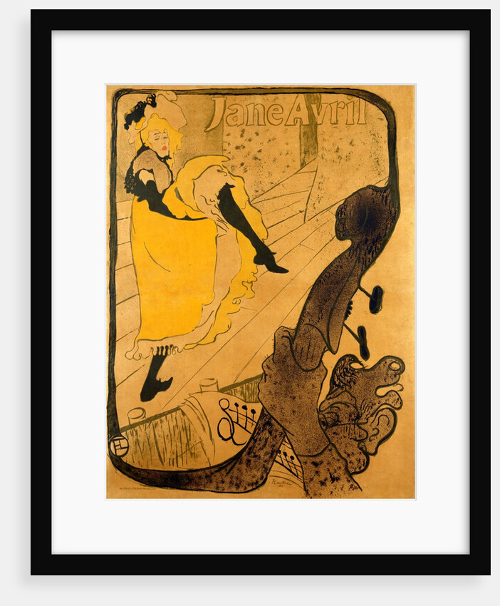 Jane Avril by Henri de Toulouse-Lautrec