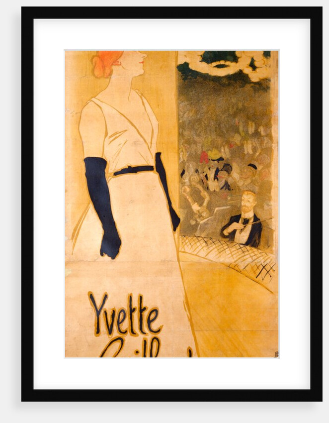 Yvette Guilbert by Théophile-Alexandre Steinlen