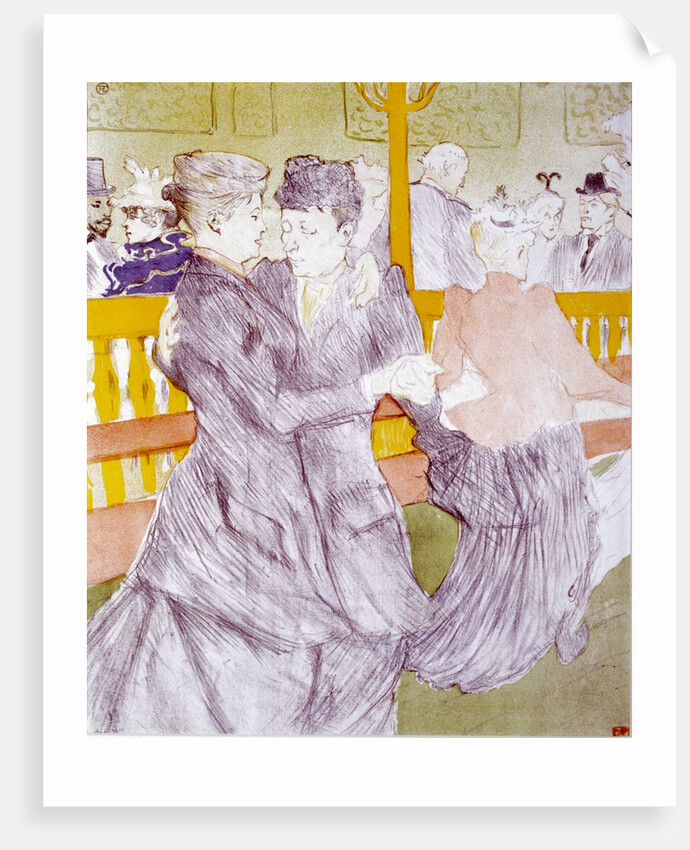 La Danse au Moulin Rouge by Henri de Toulouse-Lautrec