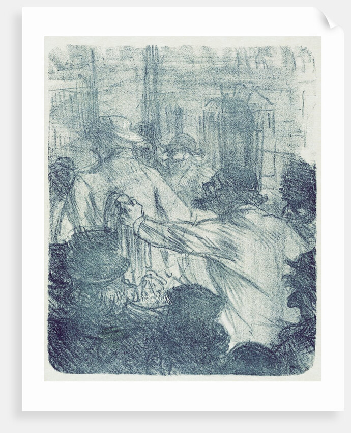 La Halle aux Draps by Henri de Toulouse-Lautrec