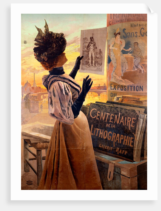 Exposition du Centenaire de la Lithograph by Frédéric Hugo d'Alési