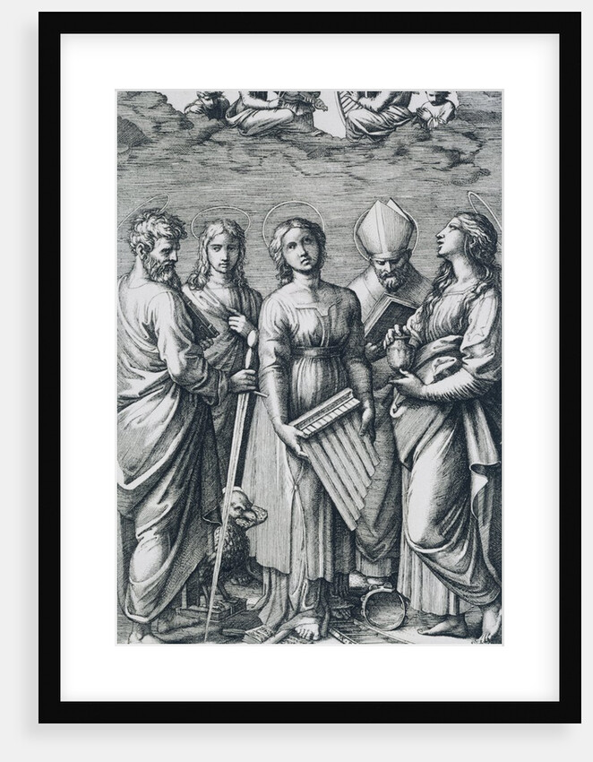 St Cecilia by F. Lippmann