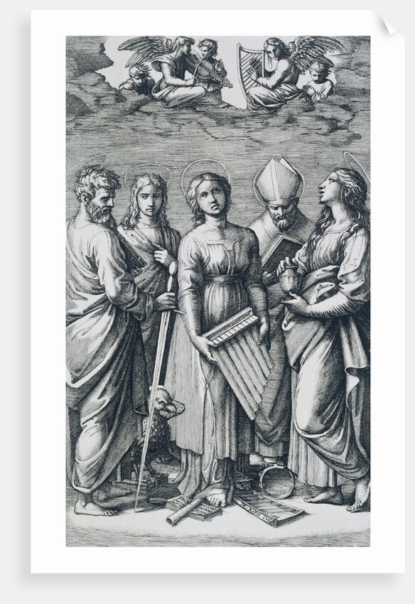 St Cecilia by F. Lippmann