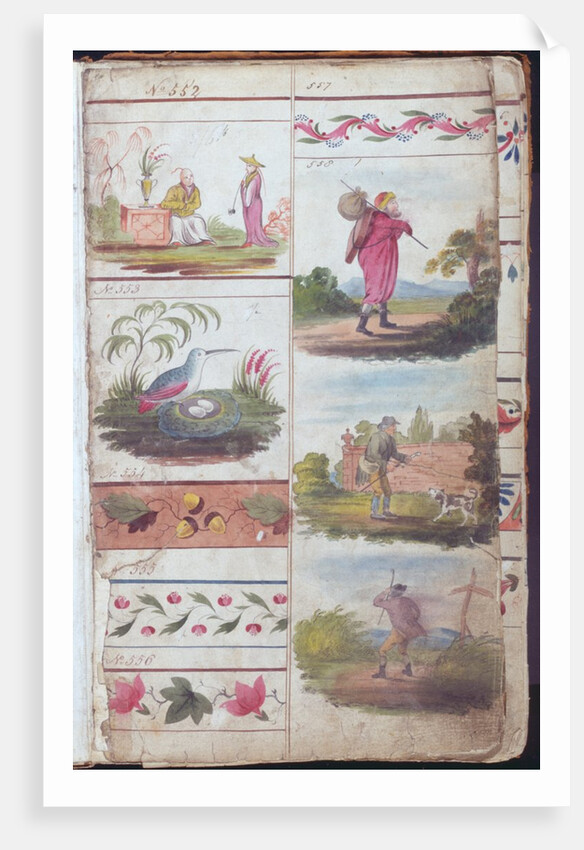 Pages from the Original Drawing Book of the Leeds Pottery manufacturers Hartley & Green by Anonymous