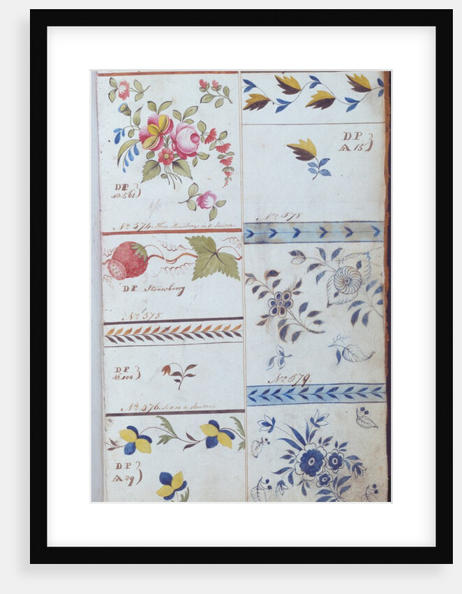 Pages from the Original Drawing Book of the Leeds Pottery manufacturers Hartley & Green by Anonymous