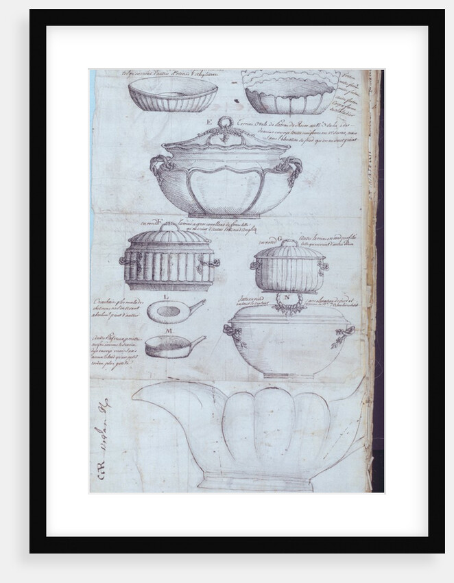 Pages from the Original Drawing Book of the Leeds Pottery manufacturers Hartley & Green by Anonymous