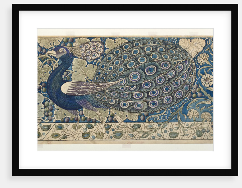 Design for a tile panel by William Frend De Morgan