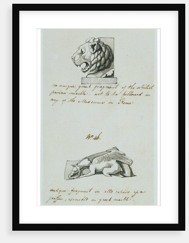 Lion and Griffin by Charles Heathcote Tatham