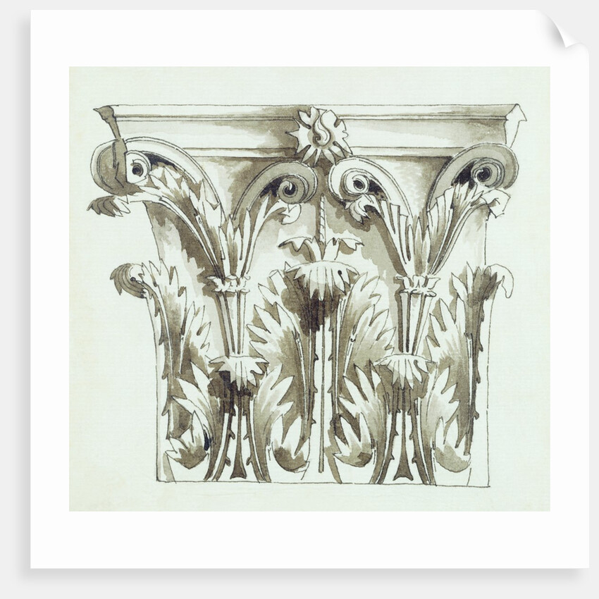 Corinthian pilaster capital by Charles Heathcote Tatham