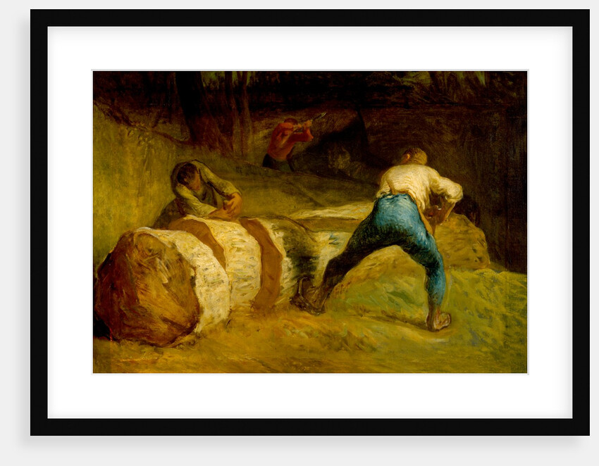 The Wood Sawyers by Jean-Francois Millet