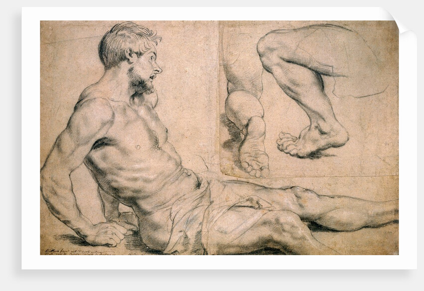 Studies for Figures for The Miracles of St Francis Xavier by Peter Paul Rubens