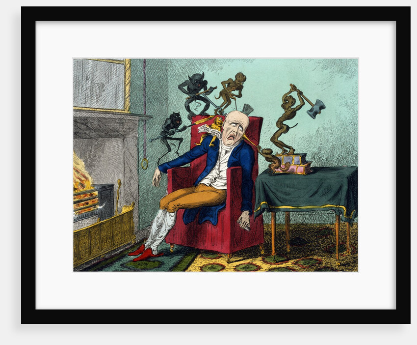 The Headache by George Cruikshank