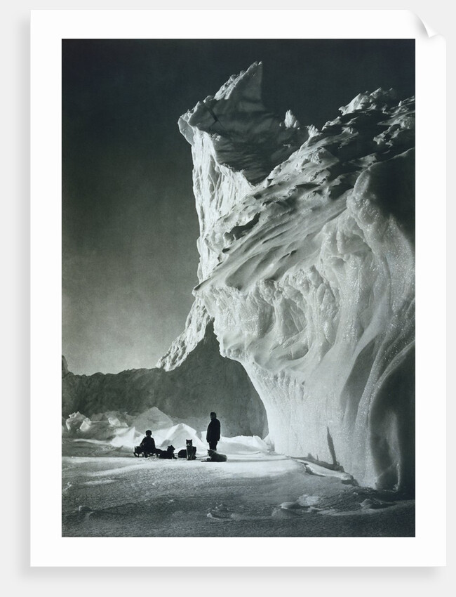 A Dog Team Resting by Herbert George Ponting