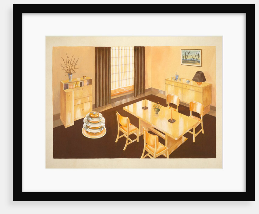 Design for a Dining Room by G.H. Wooler