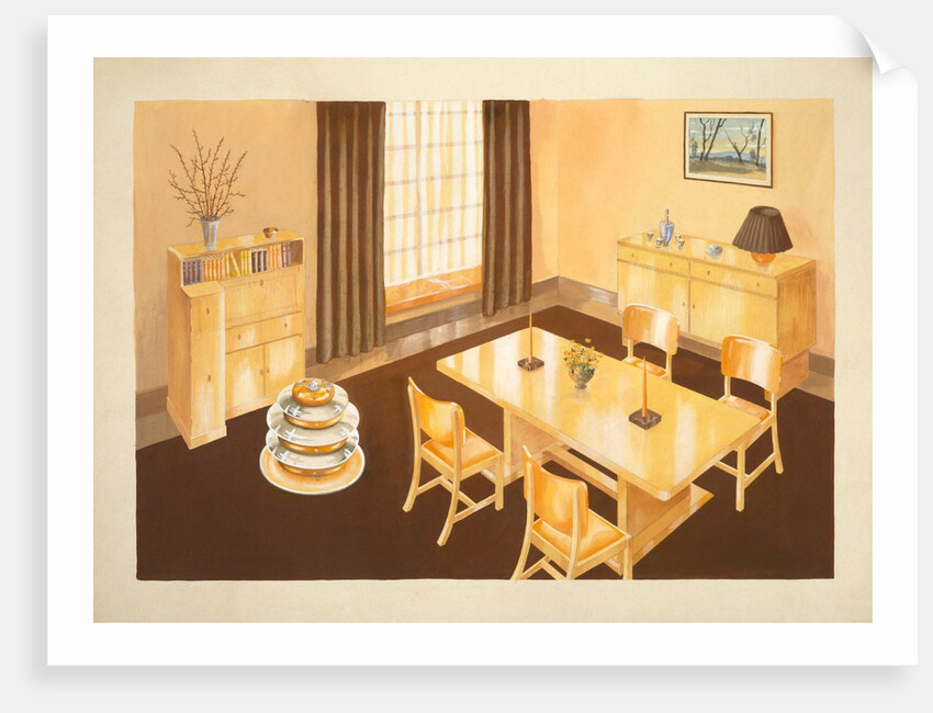 Design for a Dining Room by G.H. Wooler