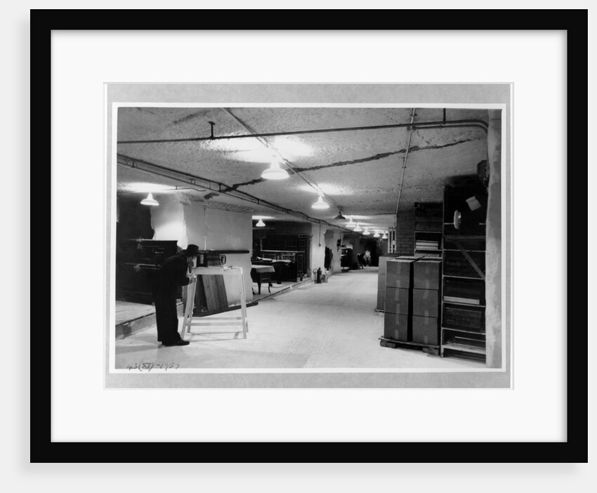 The Storage of V&A Packing of Cases and Furniture by Anonymous
