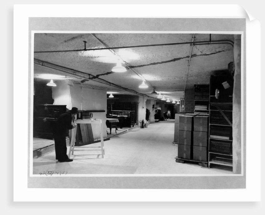 The Storage of V&A Packing of Cases and Furniture by Anonymous