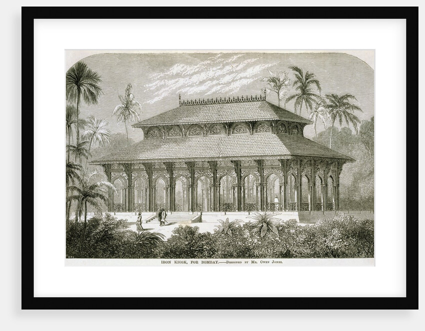 Iron Kiosk for Bombay by Owen Jones