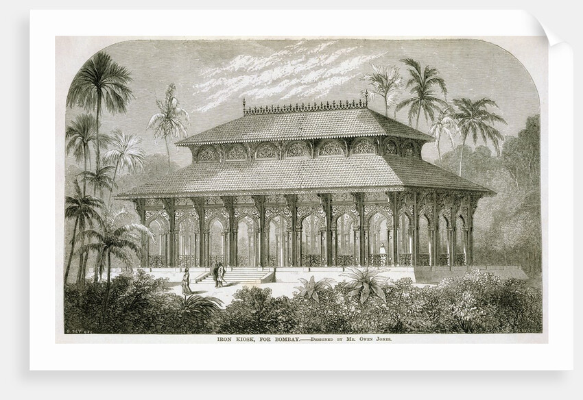 Iron Kiosk for Bombay by Owen Jones