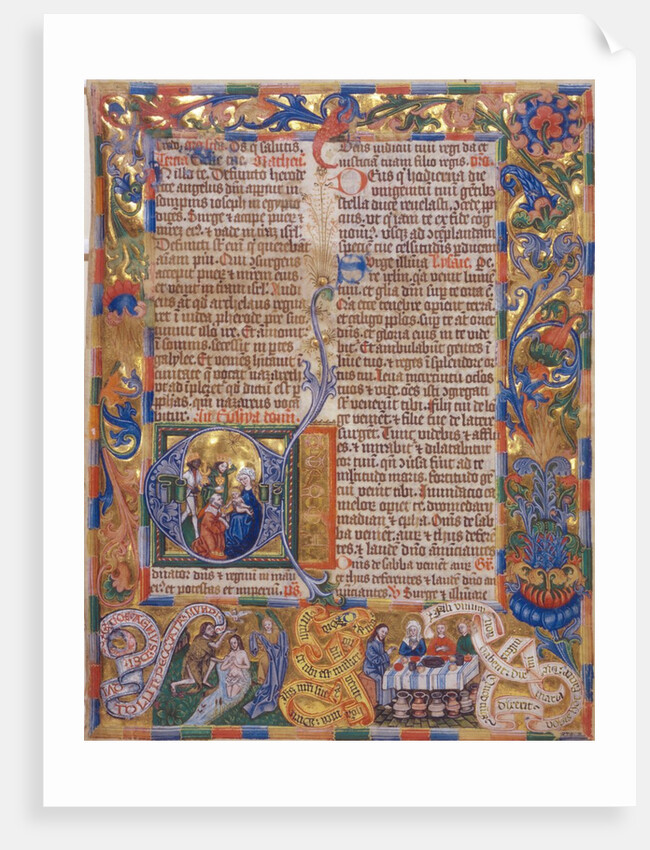 Leaf from The Giltlingen Missal by Conrad Wagner