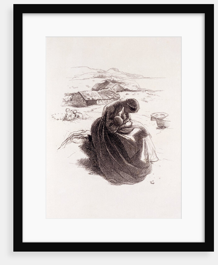 Mother with child by John Everett Millais