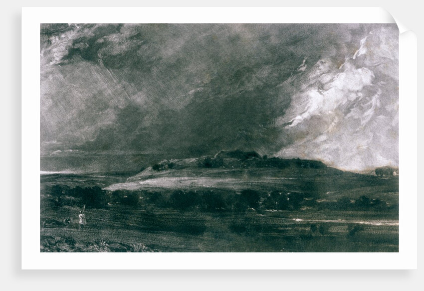 Old Sarum by David Lucas after John Constable