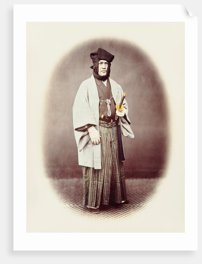 An officer in winter dress by Felice Beato