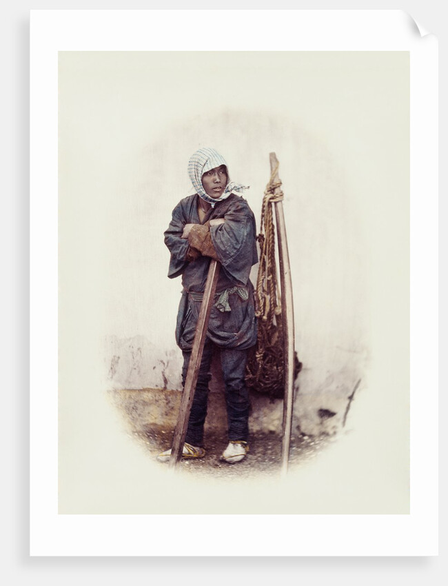 A workman by Felice Beato