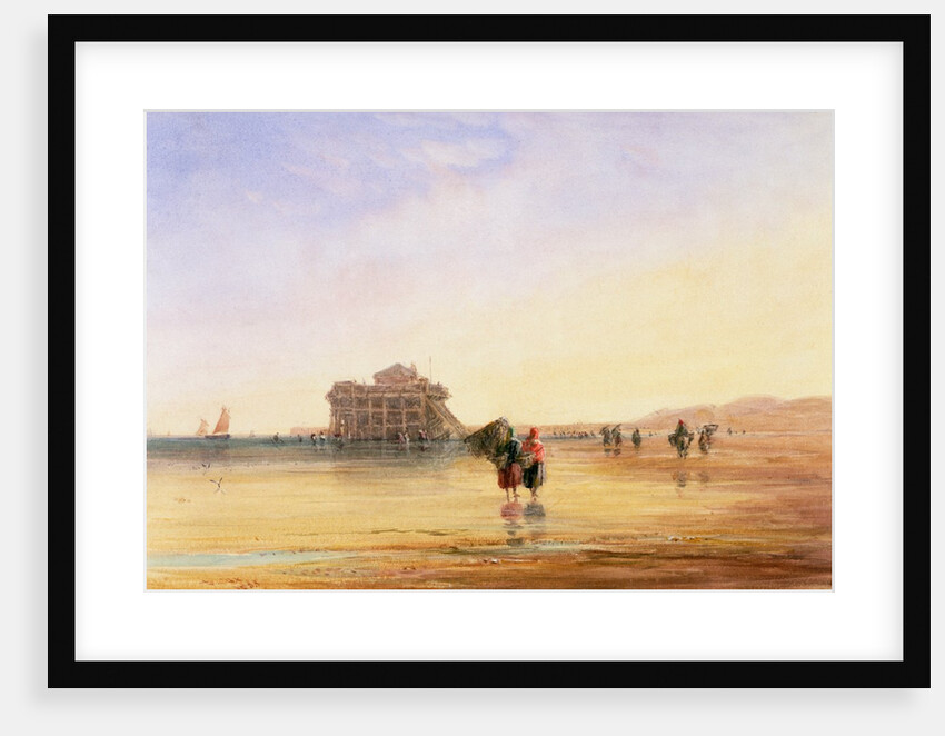 The Fort Rouge at Calais with Shrimpers by David Cox