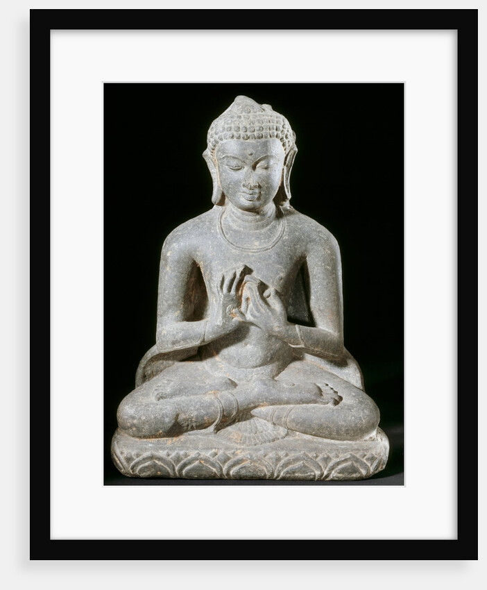 Figure of a seated Buddha. Bodhgaya, India, 9th-11th century by Unknown