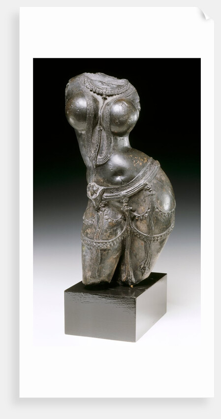Figure of a Female Attendant. Mewar, Rajasthan, India, late 9th century by Unknown